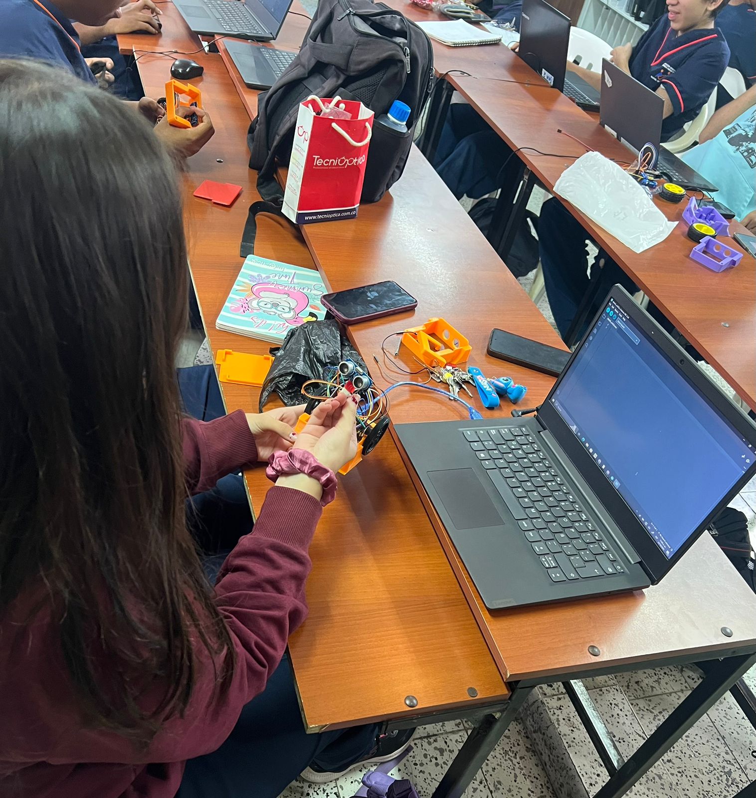 Componentes de robot